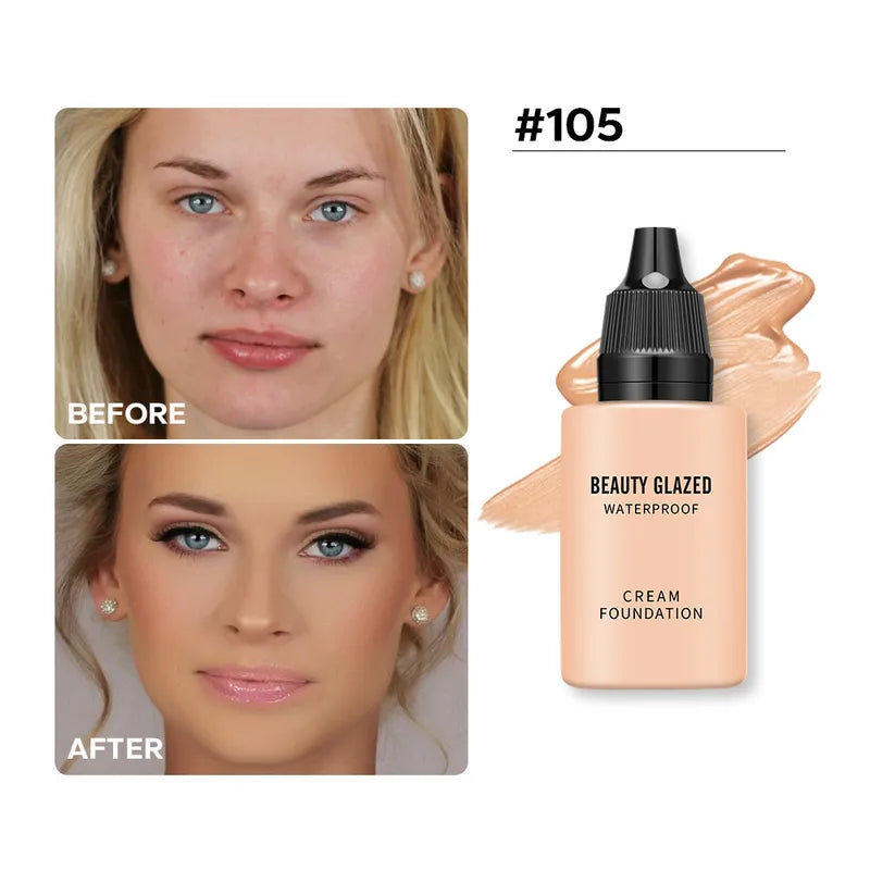 9-Colour Shades Solid Colour Foundation Cream