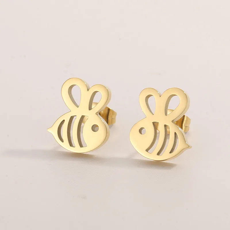 🐝 18K Gold Plated/Stainless Steel Bee Ear Studs 🐝