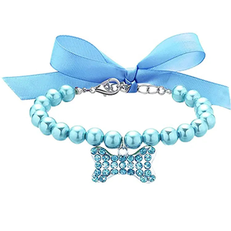 ✨🐾 Pearl Pet Necklace Collar 🐾✨