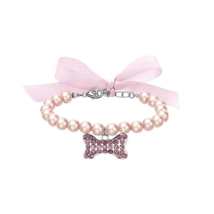 ✨🐾 Pearl Pet Necklace Collar 🐾✨