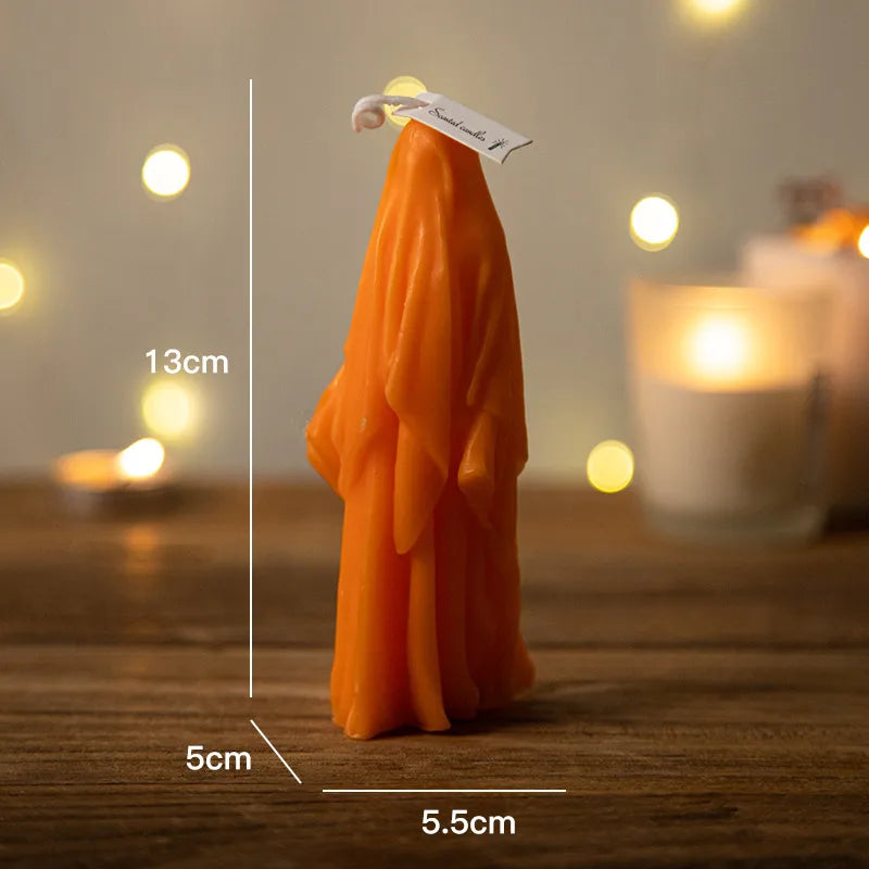 π―οΈ Halloween Simple Style Ghost Paraffin Candle π»