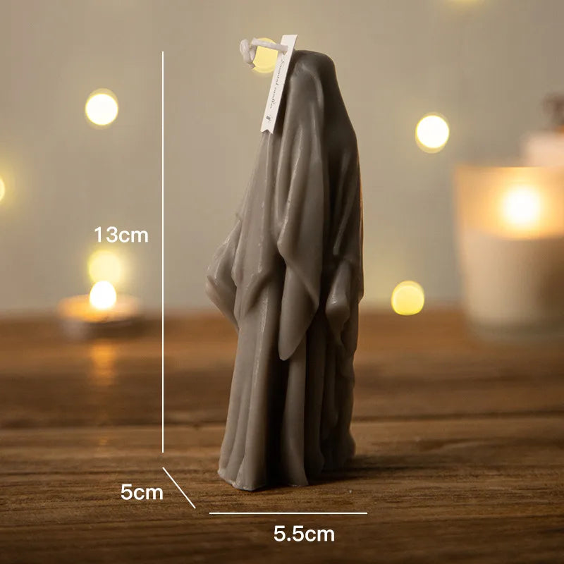 π―οΈ Halloween Simple Style Ghost Paraffin Candle π»