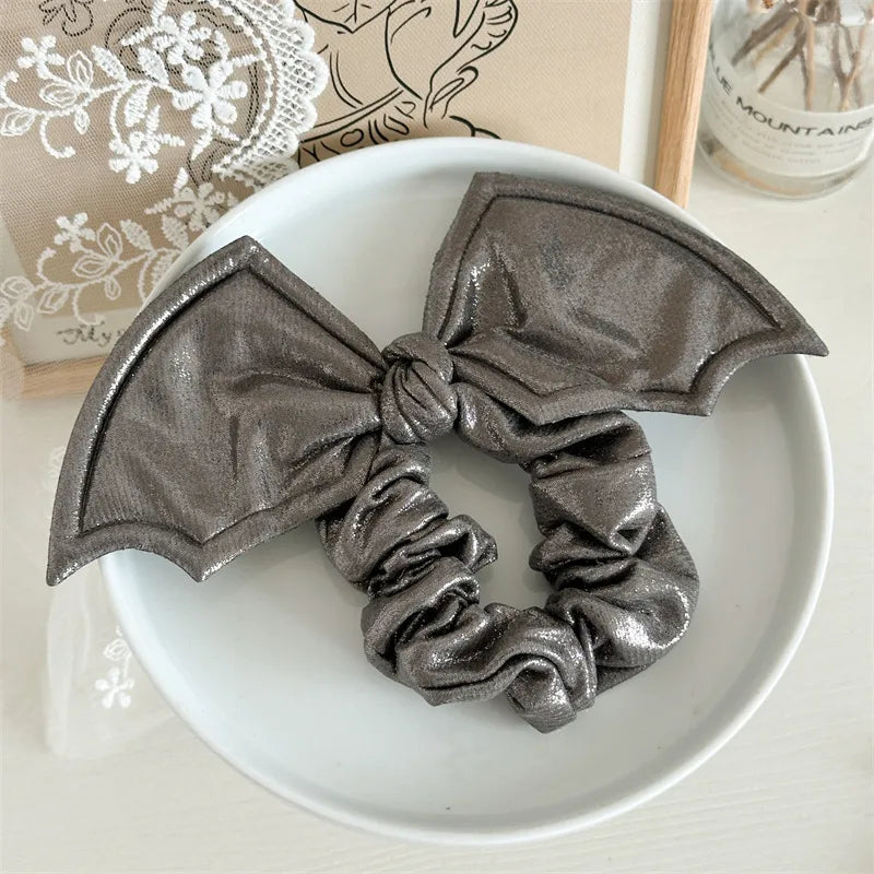 🦇 3pc Bat Wing Scrunchie & Hair Bobble Set 🦇