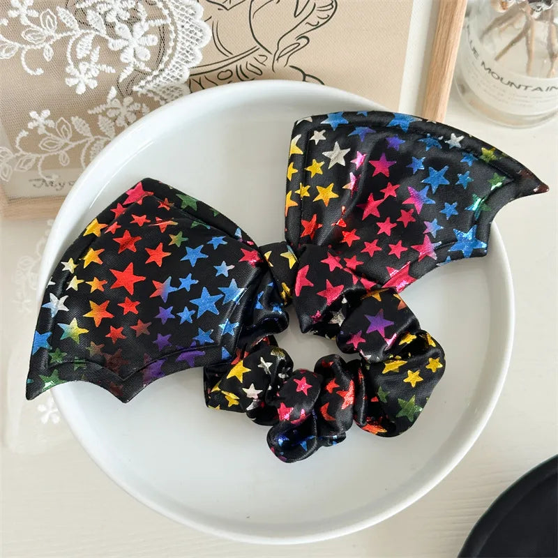 🦇 3pc Bat Wing Scrunchie & Hair Bobble Set 🦇