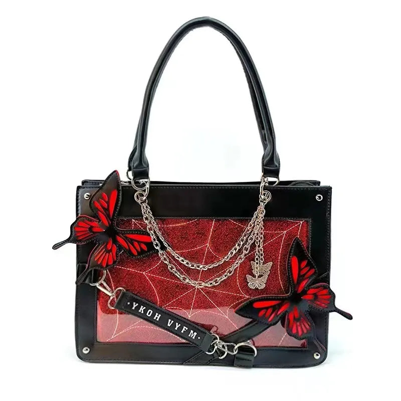 🦋🕷️ Gothic Butterfly Handbags 🕷️🦋
