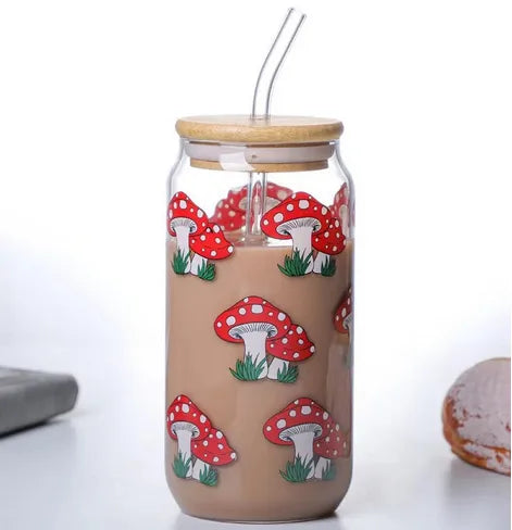 🥤 500ml Glass Tumblers – 6 Designs! 🥤