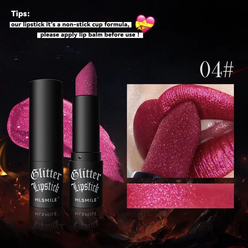 π Glitter Lipsticks β 6 Stunning Shades π