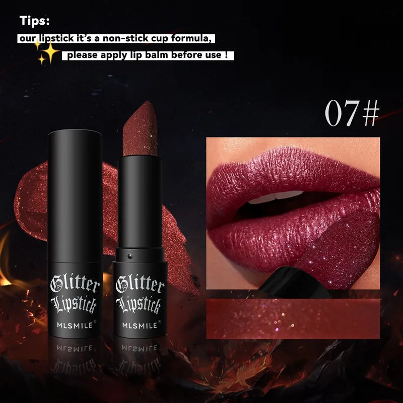π Glitter Lipsticks β 6 Stunning Shades π