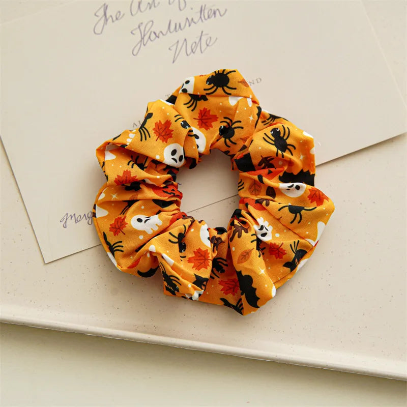 π 4pc Halloween Scrunchie & Hair Bobble Set π»