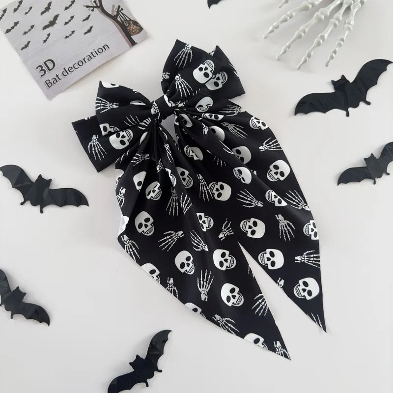 🎃 6pc Extra Large Halloween Bow Set 🕸