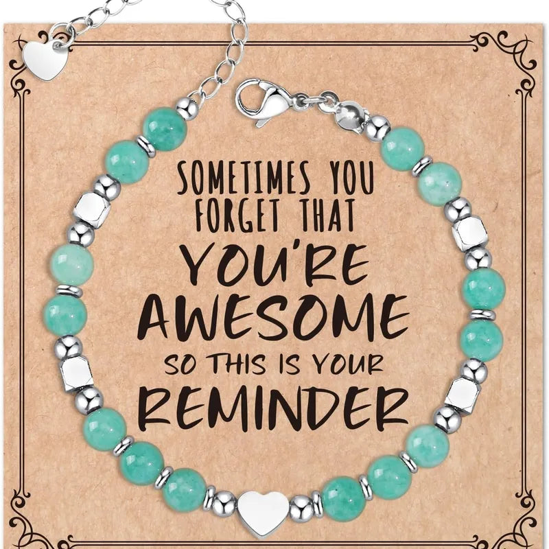 🌟 Natural Stone Bracelet & Gift Cards 🌟