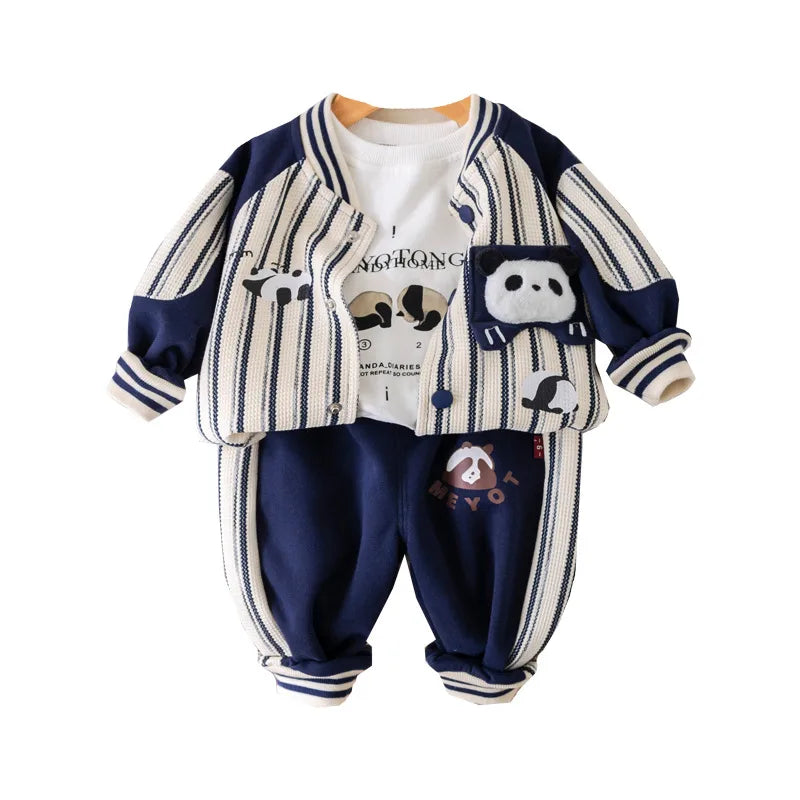 🐼 3pc Panda Shorts Tracksuit Set 🐼