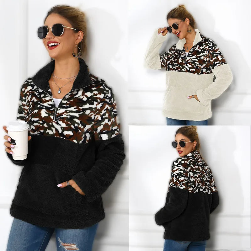 🐆 Leopard Print & Camouflage Teddy Jumpers (9 colour choices!) 🐆