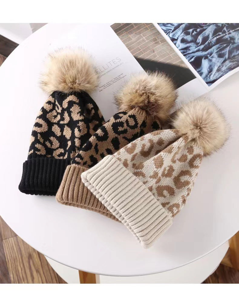 ๐ Leopard Print Bobble Hats ๐