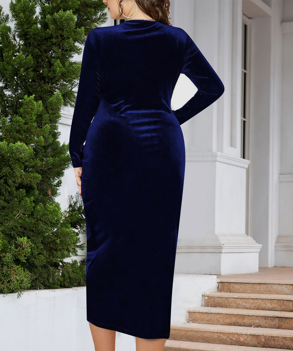 Velvet Midi Cocktail Dresses