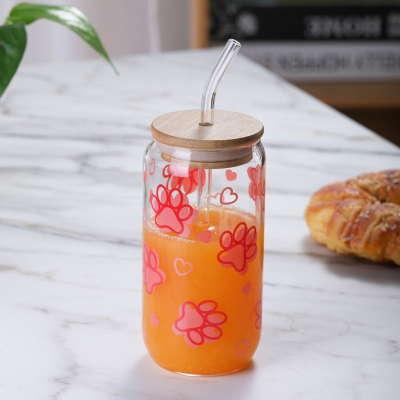 🥤 500ml Glass Tumblers – 6 Designs! 🥤