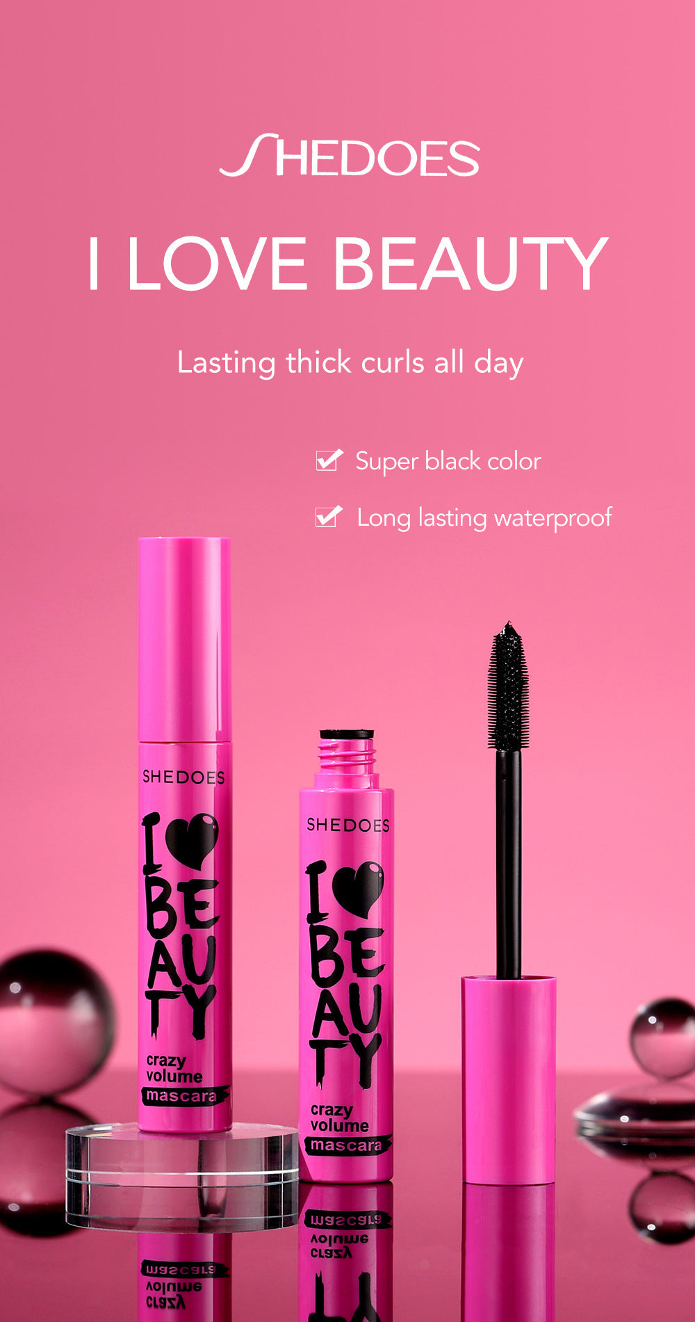 I Love Beauty Black Mascaras