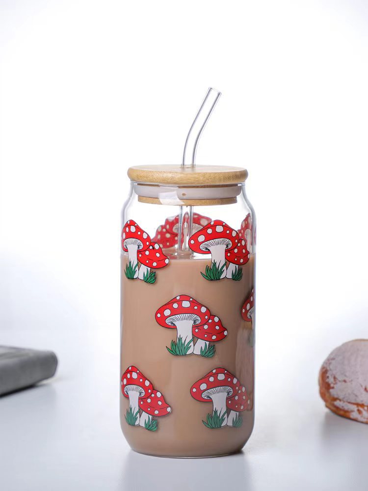 🥤 500ml Glass Tumblers – 6 Designs! 🥤