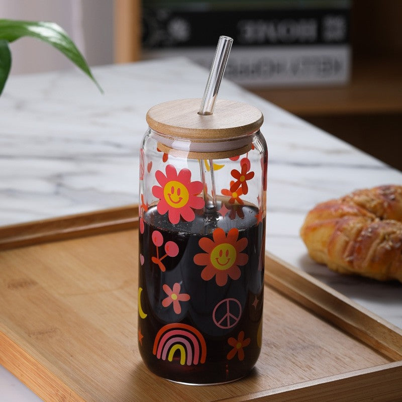🥤 500ml Glass Tumblers – 6 Designs! 🥤