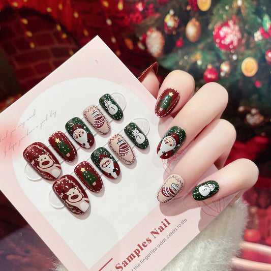 Christmas Cute Press On Nails