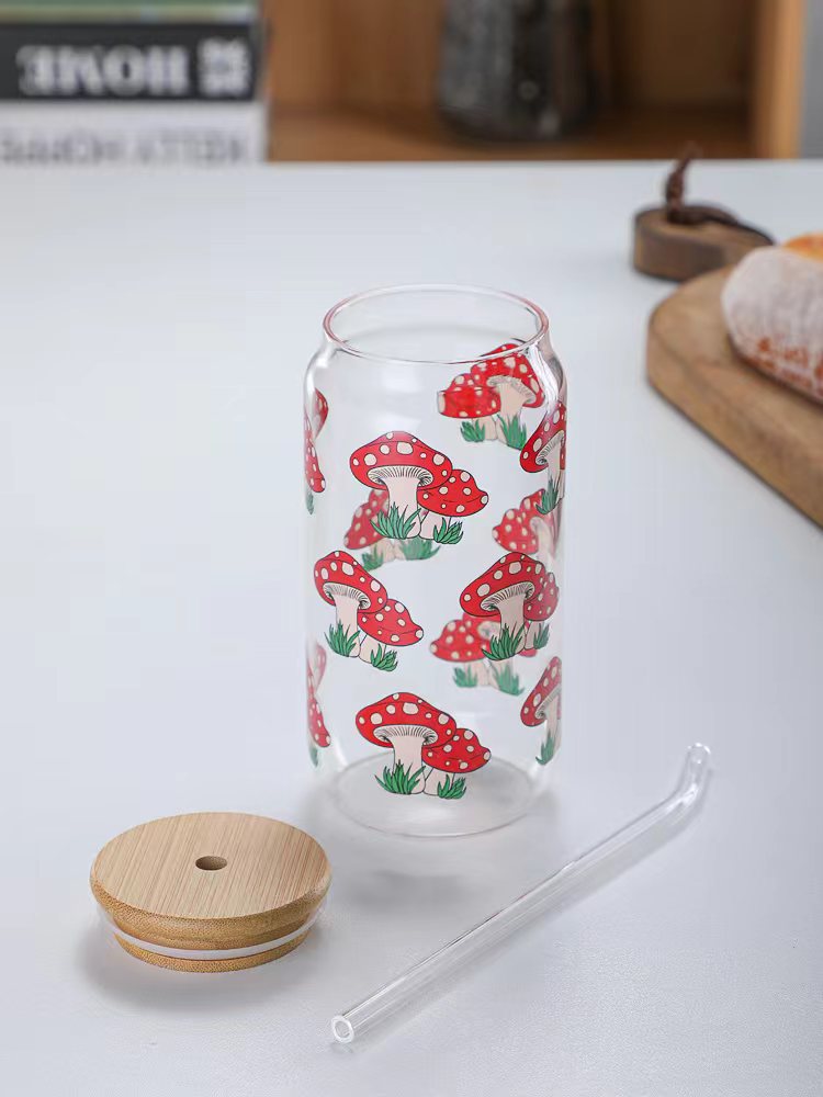 🥤 500ml Glass Tumblers – 6 Designs! 🥤
