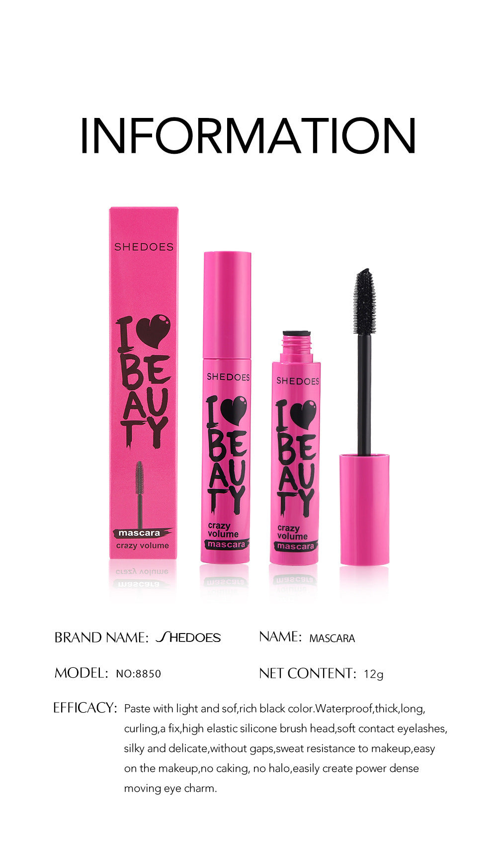 I Love Beauty Black Mascaras