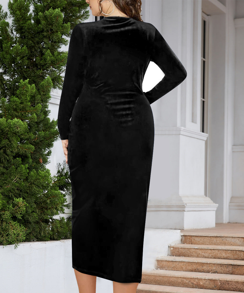Velvet Midi Cocktail Dresses