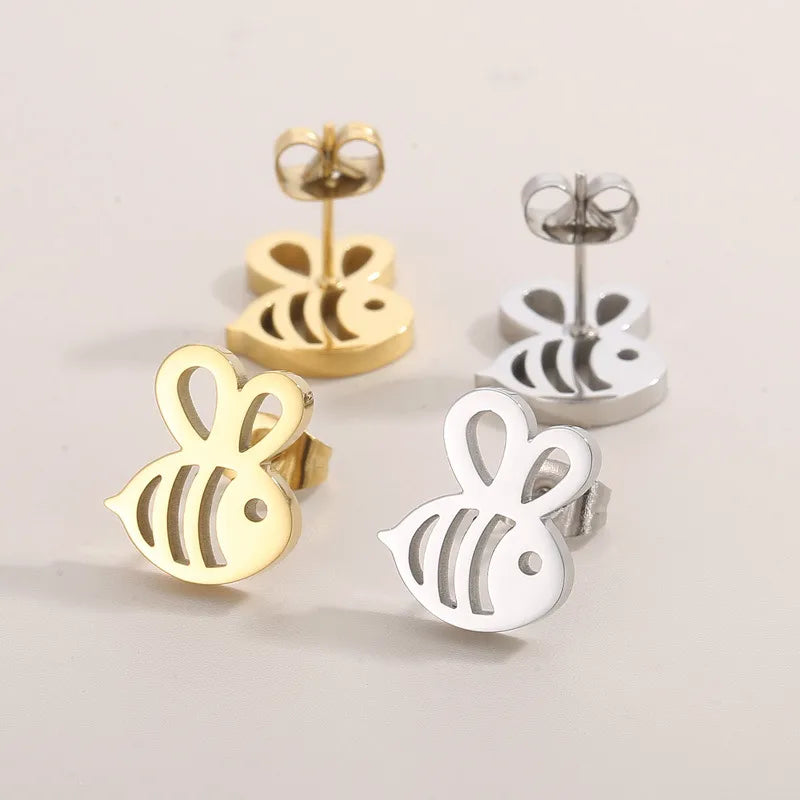 🐝 18K Gold Plated/Stainless Steel Bee Ear Studs 🐝
