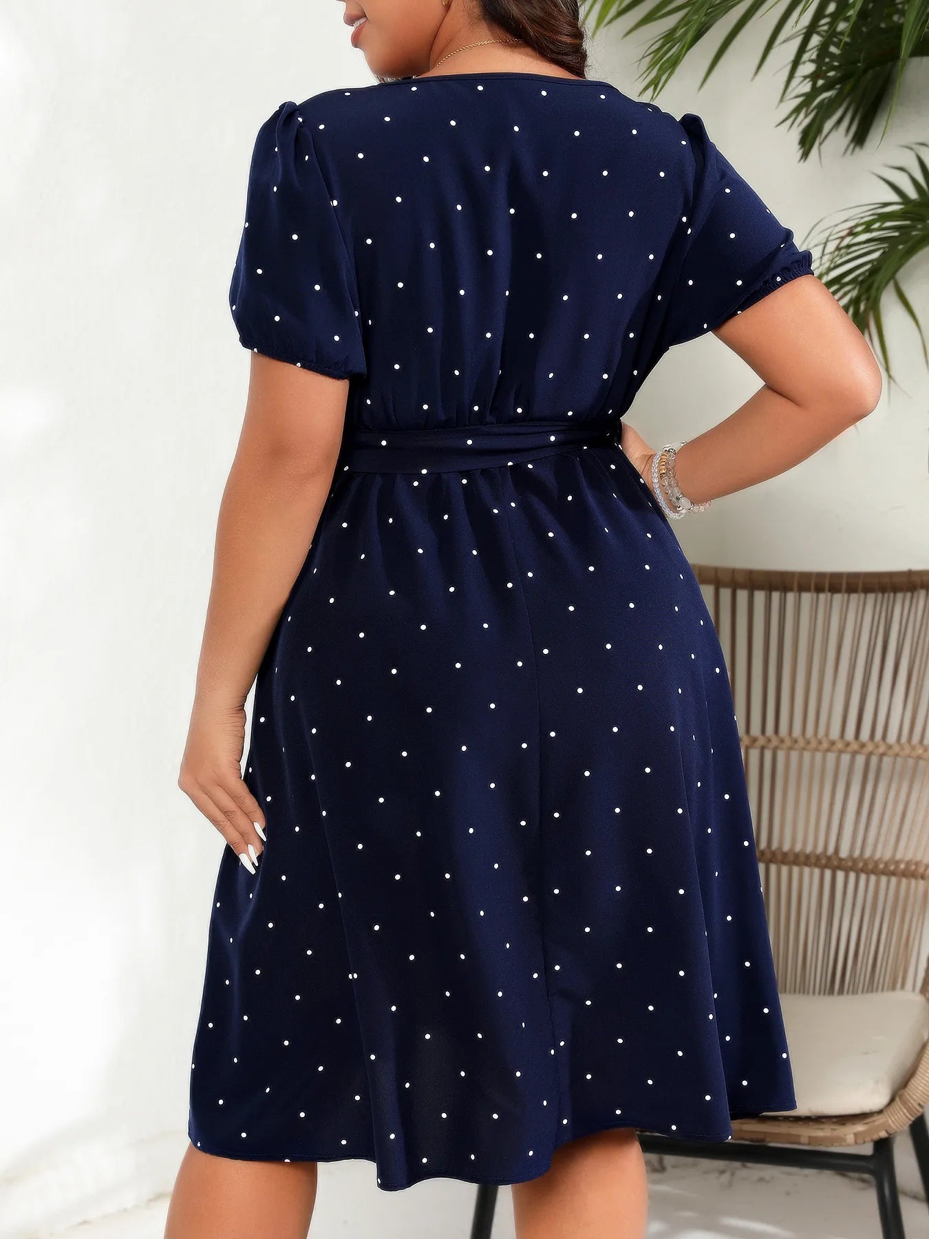 π Ladies Elegant Retro Polka Dot Dress π