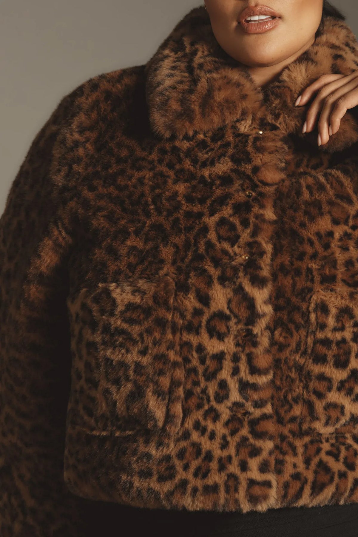 Leopard Print Coat