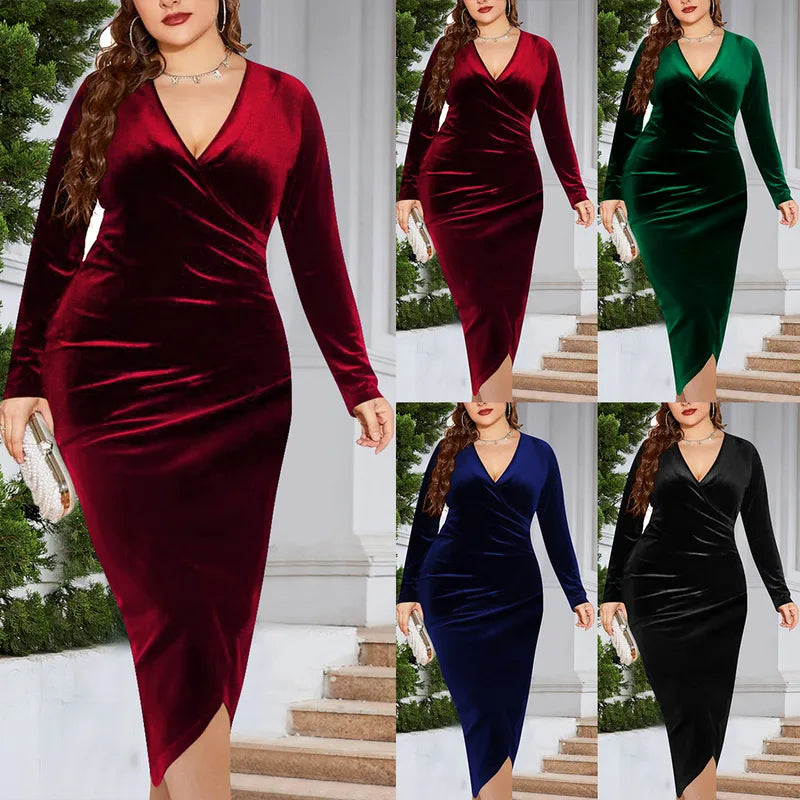 Velvet Midi Cocktail Dresses