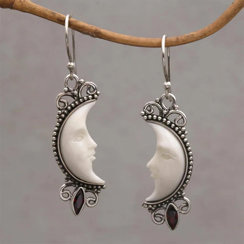 π White Moon Earrings π
