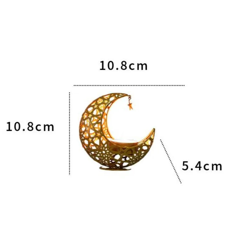 đ Retro Simple Style Star & Moon Iron Tealight Holders đ