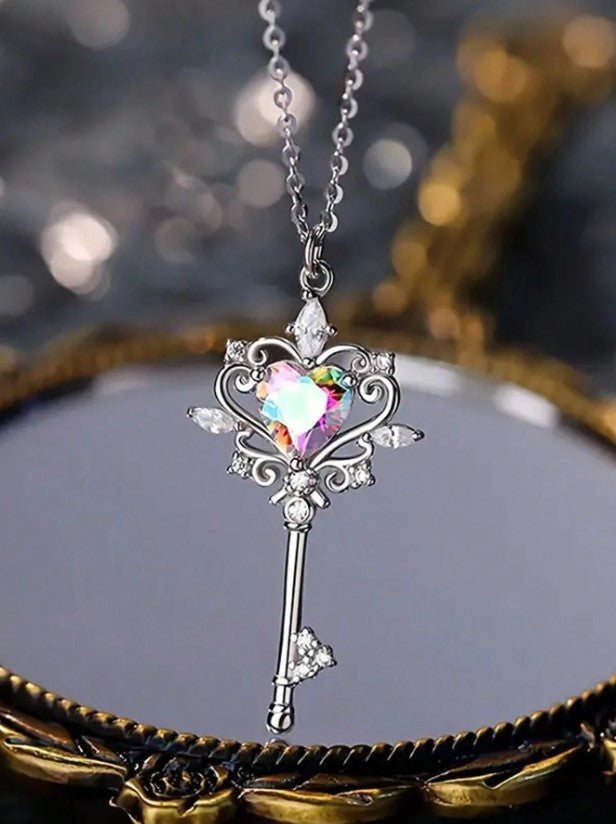 ๐ Key to the Heart & Angel Wings Necklaces ๐