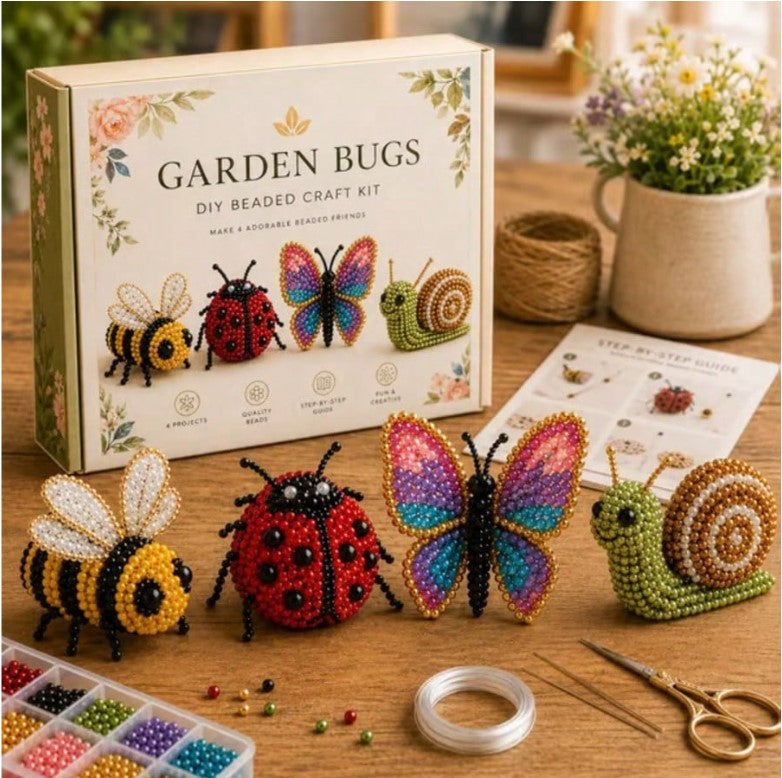 🐝 Garden Bugs Beaded Kit 🐞