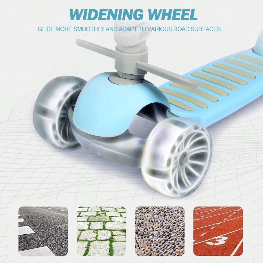 π΄ 3-Wheel Kids Kick Scooters 5-in-1 Design π΄