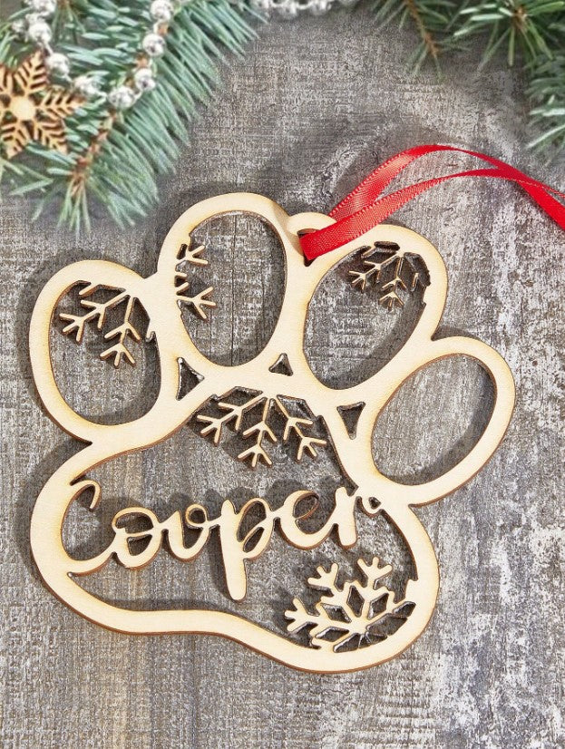๐๐พ Personalised Pet Name Christmas Decoration ๐พ๐