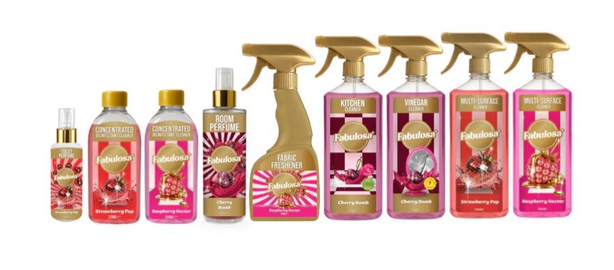 Fabulosa Scented Juicy Pop Collection Fragranced Household Cleaning Bundle