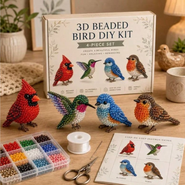 🐦 Backyard Birds Beaded Kit 🐦
