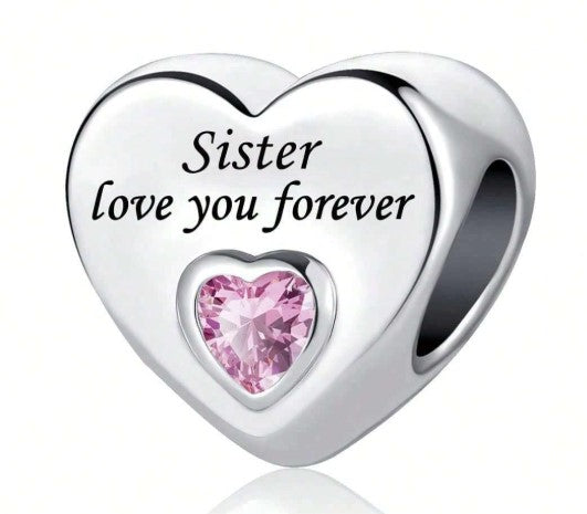 πβ¨ Elegant Silver-Plated Heart Pendant Charm β¨π