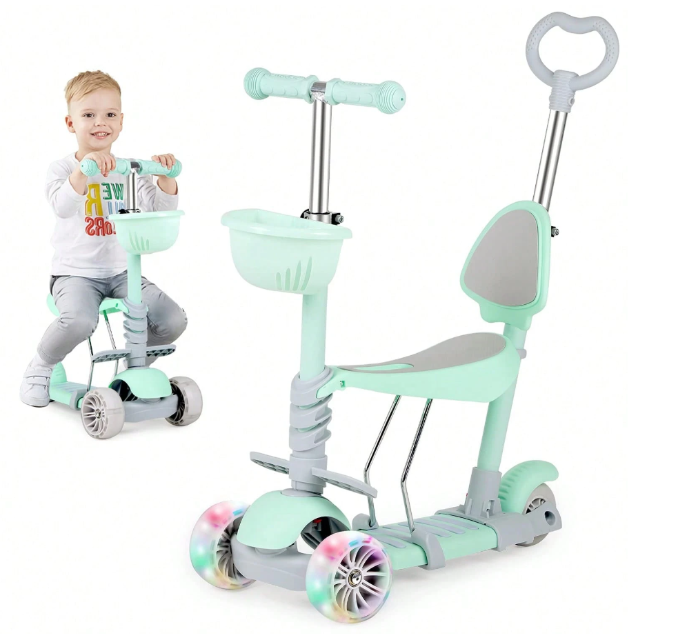 π΄ 3-Wheel Kids Kick Scooters 5-in-1 Design π΄