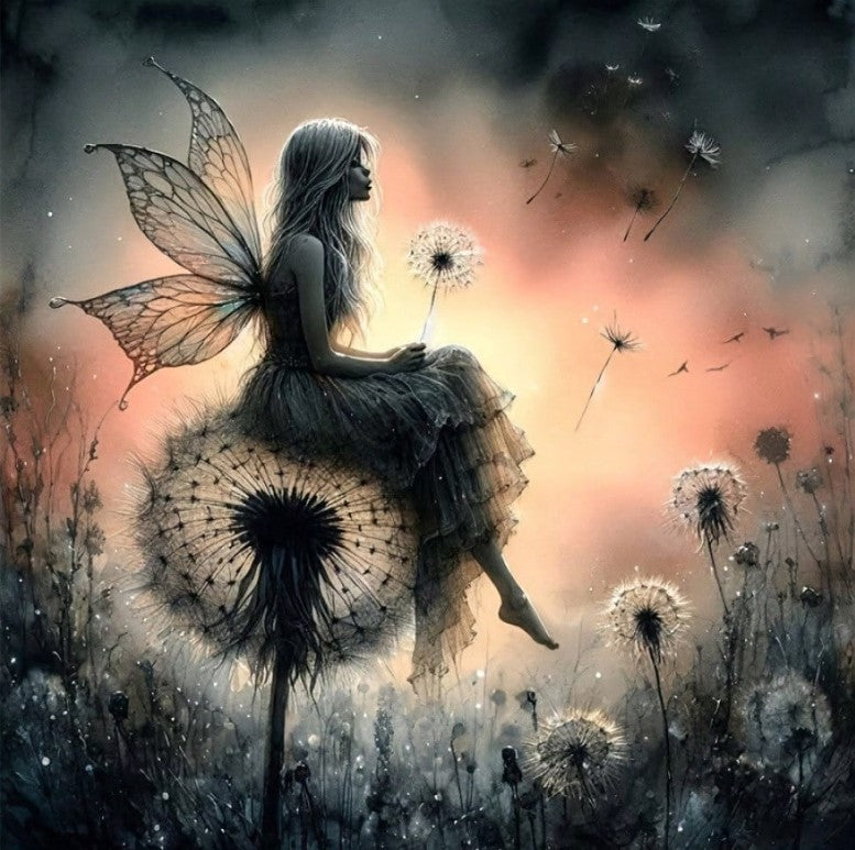 🧚 Dandelion Fairy Diamond Painting Kit 🧚