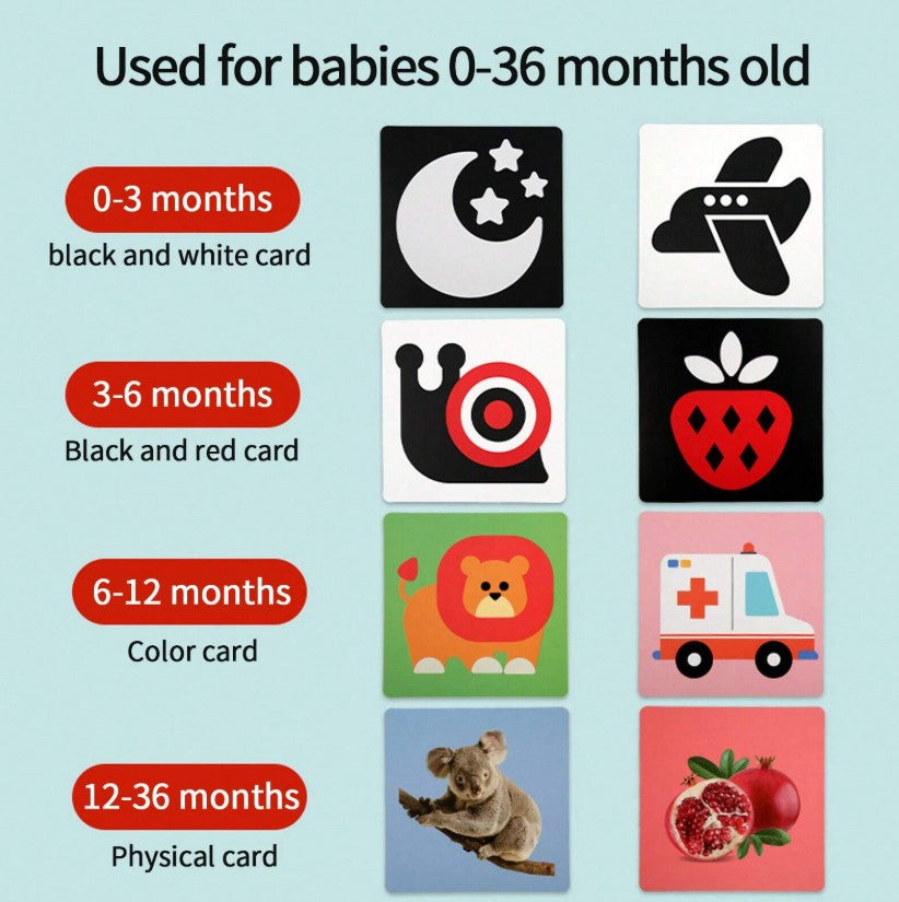 👶 Baby Vision Cards 0-36mths