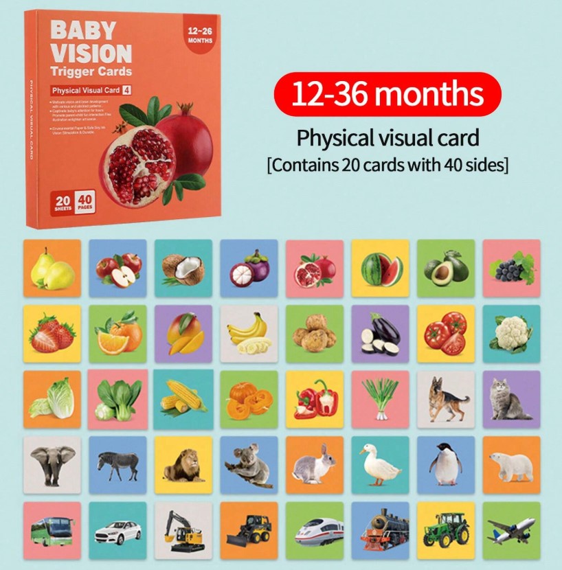 👶 Baby Vision Cards 0-36mths