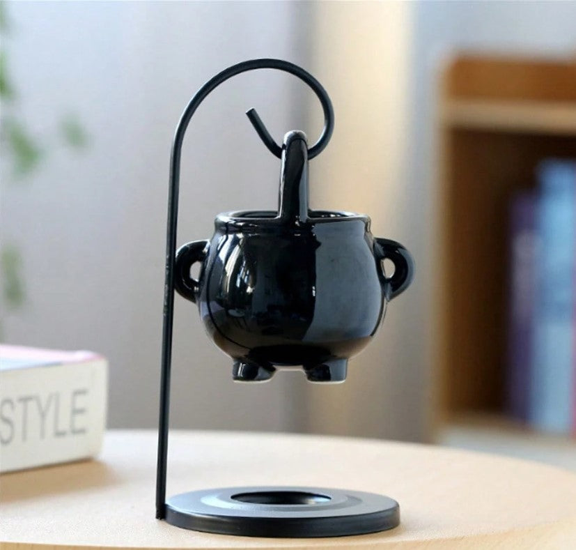 🖤⚪ Black or White Hanging Cauldron Burner ⚪🖤
