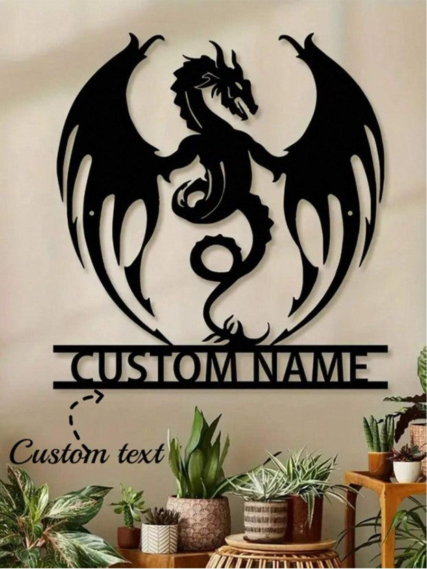 🐉 Personalised Dragon Iron Signs