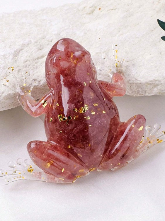 ๐ธ Crystal-Filled Resin Frogs ๐ธ