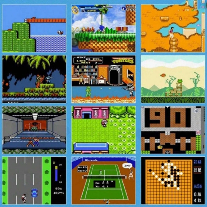 🎮 400 Games Handheld Retro Classic Portable Game Device (Also Connects To TV) - Light Yellow 🎮
