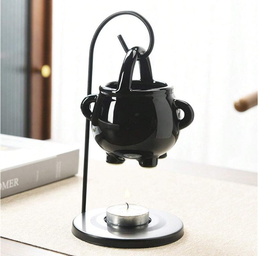 🖤⚪ Black or White Hanging Cauldron Burner ⚪🖤
