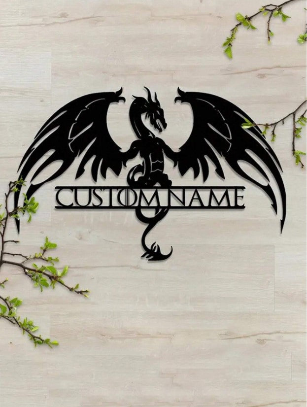 🐉 Personalised Dragon Iron Signs
